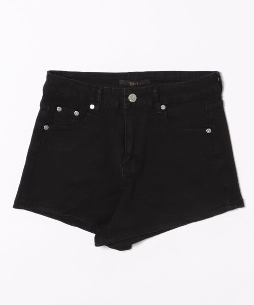 Ritzy(リッツィー)の「ハイウエスト 刺繍飾り デニムパンツ(デニムパンツ・レディース・ブラック・M/L)」の6枚目の写真