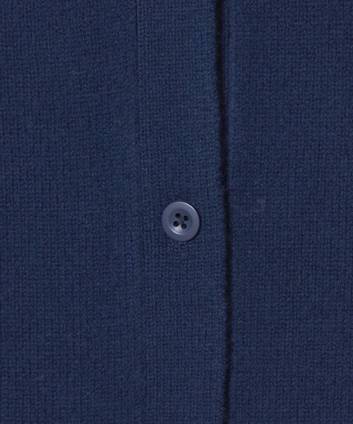 6(ロク)の「<6(ROKU)>ウール フード ニット カーディガン(カーディガン/ボレロ・レディース・ネイビー/ライトグレー・FREE)」の21枚目の写真