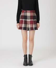 BLUE LABEL CRESTBRIDGE | クレストブリッジチェックスラブプリペラキュロットパンツ(その他パンツ)