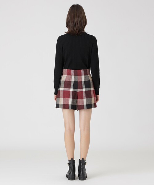 BLUE LABEL CRESTBRIDGE(ブルーレーベルクレストブリッジ)の「クレストブリッジチェックスラブプリペラキュロットパンツ(その他パンツ・レディース・ブラック/レッド/イエロー系その他3・36/38)」の13枚目の写真