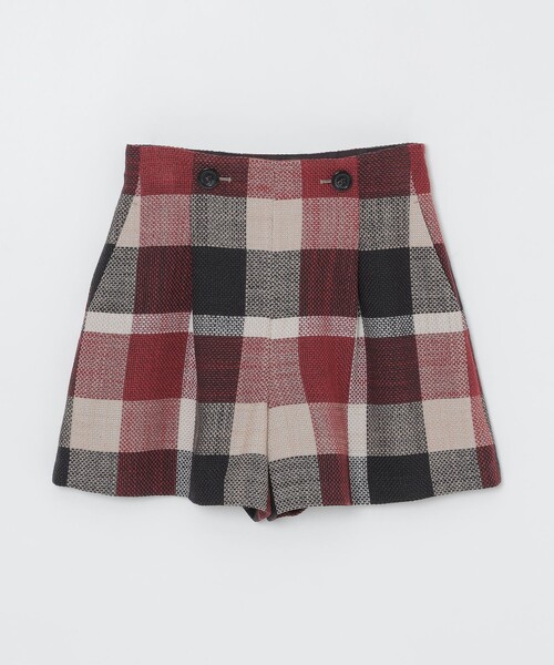 BLUE LABEL CRESTBRIDGE(ブルーレーベルクレストブリッジ)の「クレストブリッジチェックスラブプリペラキュロットパンツ(その他パンツ・レディース・ブラック/レッド/イエロー系その他3・36/38)」の17枚目の写真