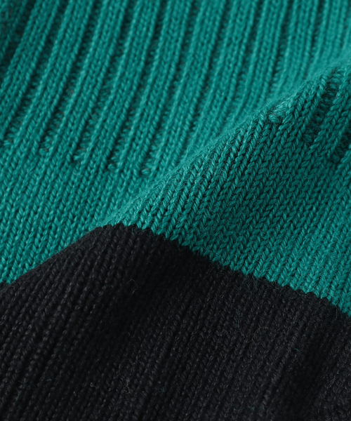 Whimsy(ウィムジー)の「Whimsy / ウィムジー V Emjay Socks(ソックス/靴下・メンズ・ブラック/グリーン系その他/ホワイト・FREE)」の8枚目の写真