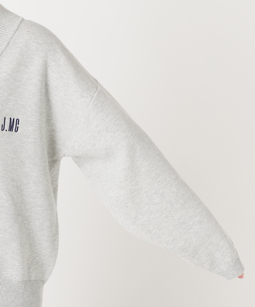 Spick & Span(スピックアンドスパン)の「《追加4》J.J.Mercer / ジェイジェイマーサー 別注 Vネックプルオーバー(ニット/セーター・レディース・チャコールグレー/ライトグレー・FREE)」の6枚目の写真