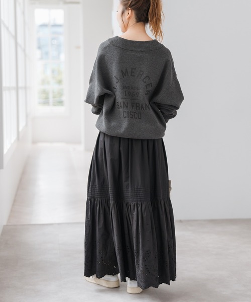 りえまま⭐️様　Vニット Riff ニット セーター Vネックニット レディース : ZOZOTOWN Yahoo!店