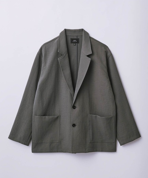 美品/2XL◆チルコロ【現行タグ/秋カラー：カーキ◆テーラードジャケット】伸縮性 SLICK/スリック】Double Cloth Tailored Jacket/ダブルフェイス