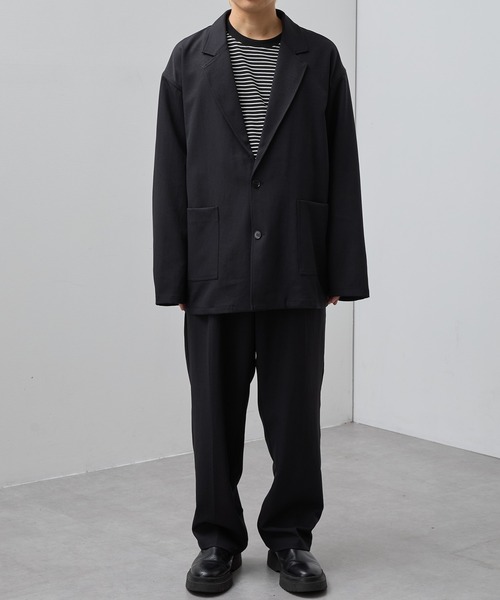 SLICK/スリック】Double Cloth Tailored Jacket/ダブルフェイス