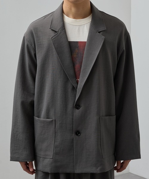 SLICK/スリック】Double Cloth Tailored Jacket/ダブルフェイス
