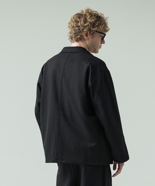 年末SALE・新品未使用⭐︎JUSGLITTYベイシック テーラードジャケット黒S セール】【SLICK/スリック】Double Cloth Tailored Jacket/ダブル