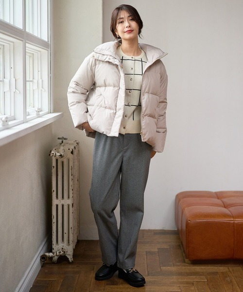 FOUND GOOD（ファウンドグッド）の「ガラジャガードニットCD（カーディガン/ボレロ・レディース・ホワイト系7/アイボリー/ブラック/グレー系・L/S/M）」の15枚目の写真