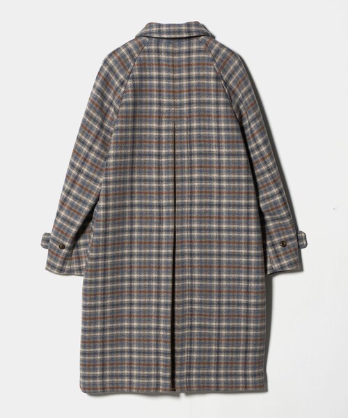 セール】＜Steven Alan＞チェック ラグランスリーブ コート（ステン