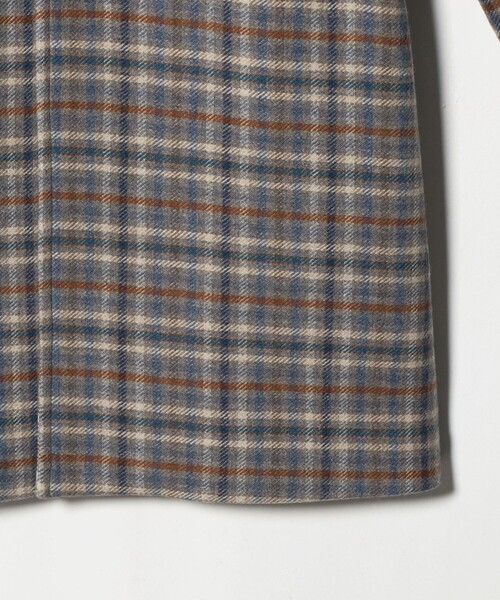 セール】＜Steven Alan＞チェック ラグランスリーブ コート（ステン