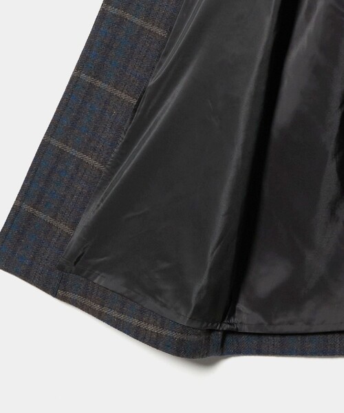 セール】＜Steven Alan＞チェック ラグランスリーブ コート（ステン