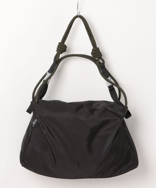 SVEC（シュベック）の「ロープストラップ ショルダーバッグ（ショルダーバッグ・レディース・イエロー/ブルー/グレー/ピンク/カーキ/ネイビー/ライトブルー/ブラック/ホワイト・FREE）」の19枚目の写真