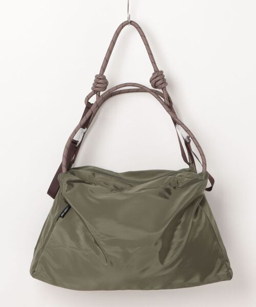 SVEC（シュベック）の「ロープストラップ ショルダーバッグ（ショルダーバッグ・レディース・イエロー/ブルー/グレー/ピンク/カーキ/ネイビー/ライトブルー/ブラック/ホワイト・FREE）」の21枚目の写真