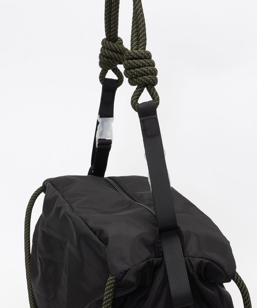 SVEC（シュベック）の「ロープストラップ ショルダーバッグ（ショルダーバッグ・レディース・イエロー/ブルー/グレー/ピンク/カーキ/ネイビー/ライトブルー/ブラック/ホワイト・FREE）」の16枚目の写真