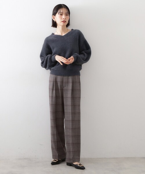 THE SHOP TK (ザ ショップ ティーケー )の「【洗える】上品にきらめく フェザーラメニット(ニット/セーター・レディース・アイボリー/スミクロ/ナチュラル/ワインレッド・12/13)」の11枚目の写真