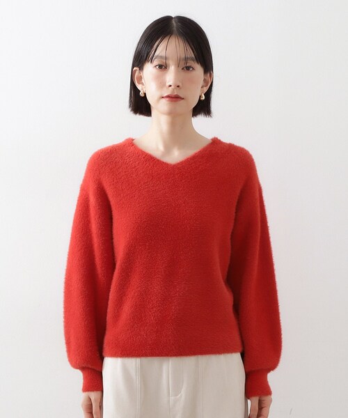 THE SHOP TK (ザ ショップ ティーケー )の「【洗える】上品にきらめく フェザーラメニット(ニット/セーター・レディース・アイボリー/スミクロ/ナチュラル/ワインレッド・12/13)」の21枚目の写真