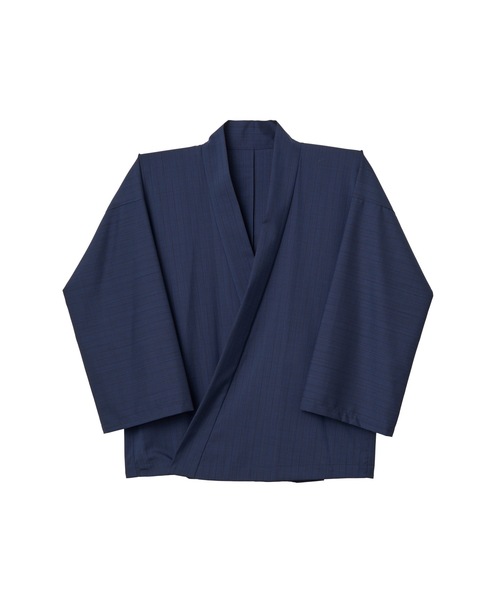 和ROBE（ワローブ）の「2025年秋冬の和ROBE / WA Y SHIRT（カーディガン/ボレロ・メンズ・ネイビー/グレー・2/3）」の10枚目の写真