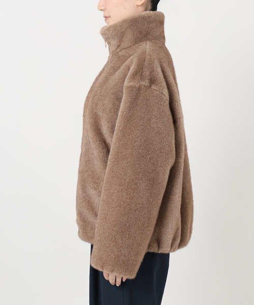 La TOTALITE（ラトータリテ）の「【洗える】フェイクファージップコート（その他アウター・レディース・タン/チャコールグレー・36/38）」の19枚目の写真