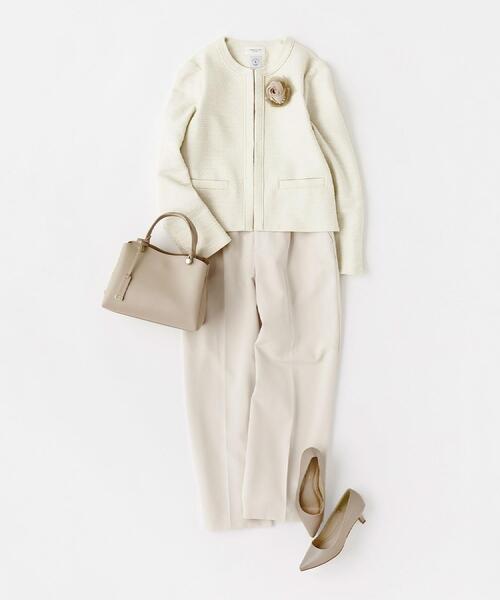 OPAQUE.CLIP（オペークドットクリップ）の「【2WAY】合皮ミドルサイズボストンバッグ（ボストンバッグ・レディース・ナチュラル/ブラック・00）」の18枚目の写真