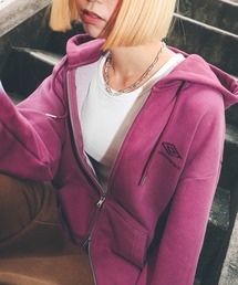 younger song ピンク ジップアップパーカー younger song｜ヤンガーソングのパーカー（ジップアップ）通販 - ZOZOTOWN