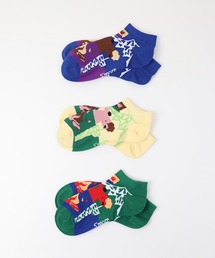 S'more（スモア）の「S'more/Forest Animal Pack Socks 3P (SS)（ソックス/靴下）」