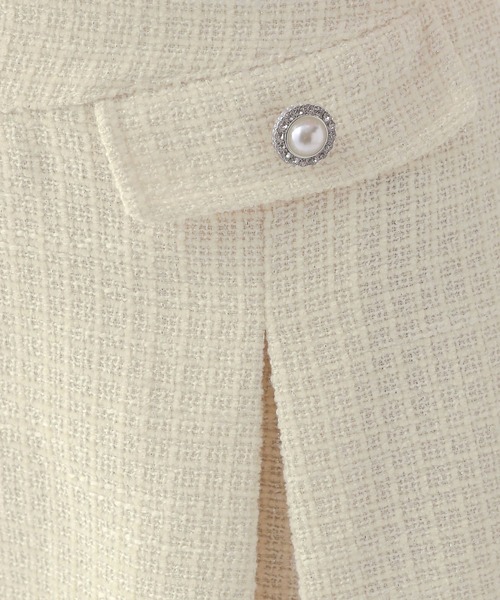 repipi armario（レピピ アルマリオ）の「【セレモニー】ガーリーツイードスカート（スカート・キッズ・サックスブルー/アイボリー・SMALL/MEDIUM/LARGE）」の18枚目の写真