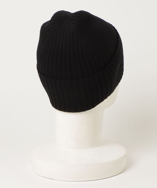 Maison Kitsune（メゾンキツネ）の「BABY FOX BEANIE（ニットキャップ/ビーニー・レディース・ブラック/ワインレッド・U）」の9枚目の写真