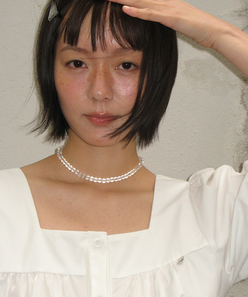 RONRON（ロンロン）の「TIE DETAIL BUTTON BLOUSE WHITE（シャツ/ブラウス・レディース・その他・FREE）」の2枚目の写真