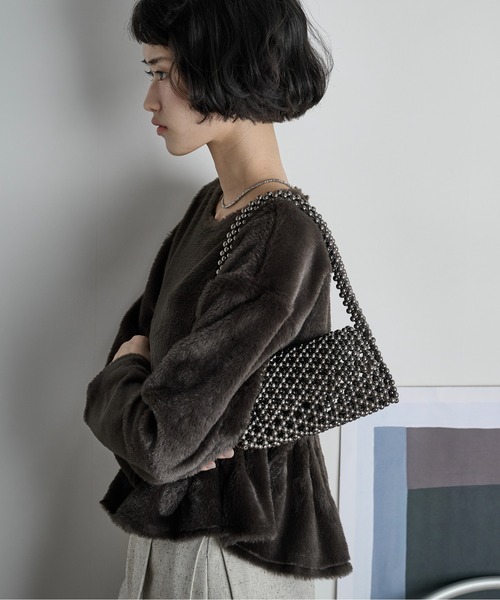 THE YOn(ザヨン)の「ビーズデザインパーティーバッグ(ショルダーバッグ・レディース・シルバー/アンティークシルバー・FREE)」の21枚目の写真