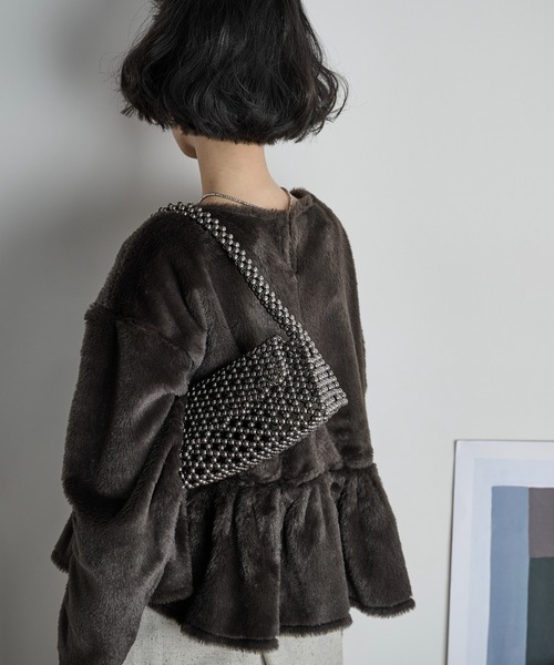 THE YOn(ザヨン)の「ビーズデザインパーティーバッグ(ショルダーバッグ・レディース・シルバー/アンティークシルバー・FREE)」の22枚目の写真