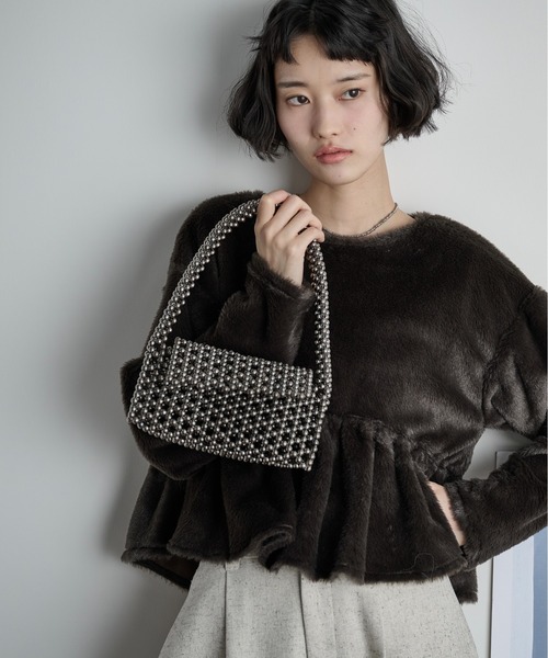 THE YOn(ザヨン)の「ビーズデザインパーティーバッグ(ショルダーバッグ・レディース・シルバー/アンティークシルバー・FREE)」の18枚目の写真