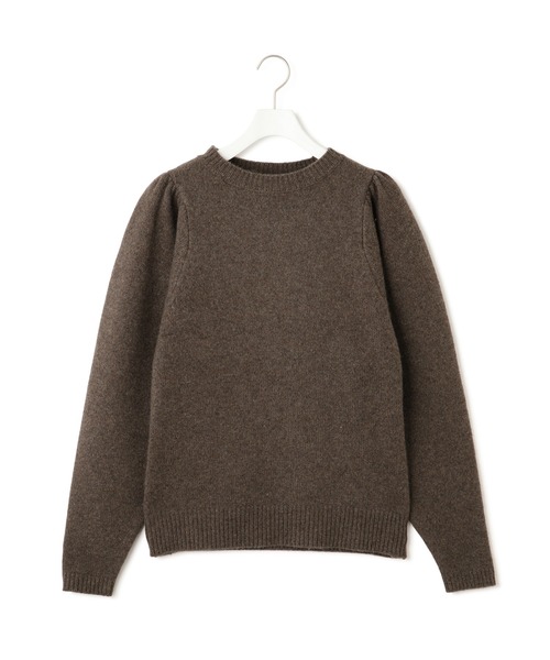 PROTAGONISTA（プロタゴニスタ）の「【PROTAGONISTA(プロタゴニスタ)】SHOULDER DETAIL KNIT（ニット/セーター・レディース・ブラウン/チャコールグレー/ブラック・1）」の3枚目の写真