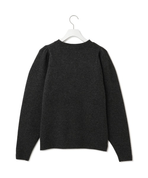 PROTAGONISTA（プロタゴニスタ）の「【PROTAGONISTA(プロタゴニスタ)】SHOULDER DETAIL KNIT（ニット/セーター・レディース・ブラウン/チャコールグレー/ブラック・1）」の6枚目の写真