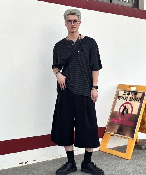 GAKKAI UNIONS(ガッカイユニオンズ)の「ワンタック8部スウェットバミューダパンツグレー(その他パンツ・メンズ・その他・LARGE/X-LARGE/SMALL/MEDIUM)」の8枚目の写真
