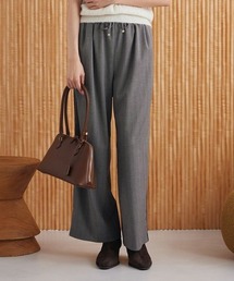 ウエストゴムヘリンボーンイージーパンツ