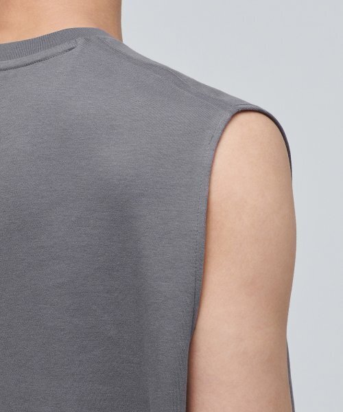 MUSINSA STANDARD（ムシンサスタンダード）の「リラックスドスリーブレストップ [グレー]（Tシャツ/カットソー・メンズ・その他・SMALL/LARGE/MEDIUM）」の6枚目の写真