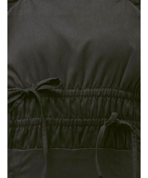 EMODA（エモダ）の「2WAYショルダーギャザーワンピース（ワンピース・レディース・ブラウン/ブラック/グレー・FREE）」の8枚目の写真