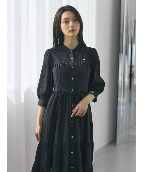 POLO BCS(ポロ ビーシーエス)の「【POLO BCSコラボ】ピンタックシャツワンピース(ワンピース・レディース・ライトブルー/ブラック/オフホワイト・MEDIUM)」の19枚目の写真