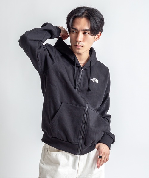 THE NORTH FACE(ザノースフェイス)の「【THE NORTH FACE/ザ・ノースフェイス】ジップパーカー パーカー 裏起毛(パーカー・メンズ・ブラック・L/LL/M)」の3枚目の写真