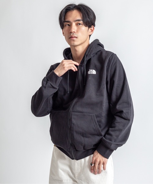 THE NORTH FACE(ザノースフェイス)の「【THE NORTH FACE/ザ・ノースフェイス】ジップパーカー パーカー 裏起毛(パーカー・メンズ・ブラック・L/LL/M)」の4枚目の写真