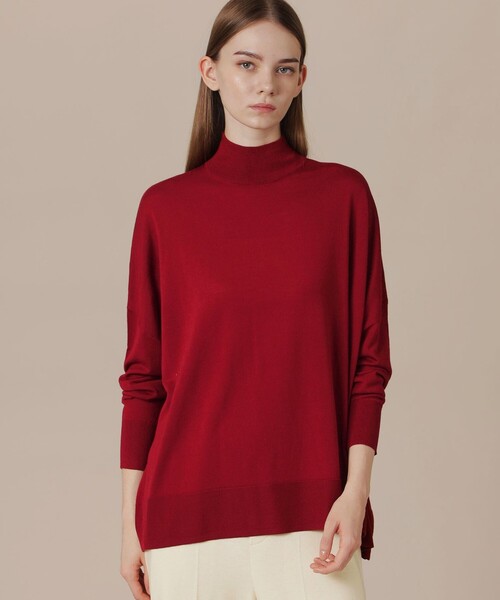 MACKINTOSH LONDON（マッキントッシュ ロンドン）の「【WEB・一部店舗限定】ウールハイネックニットプルオーバー（ニット/セーター・レディース・ベージュ/レッド系その他3・38）」の2枚目の写真