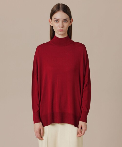 MACKINTOSH LONDON（マッキントッシュ ロンドン）の「【WEB・一部店舗限定】ウールハイネックニットプルオーバー（ニット/セーター・レディース・ベージュ/レッド系その他3・38）」の6枚目の写真