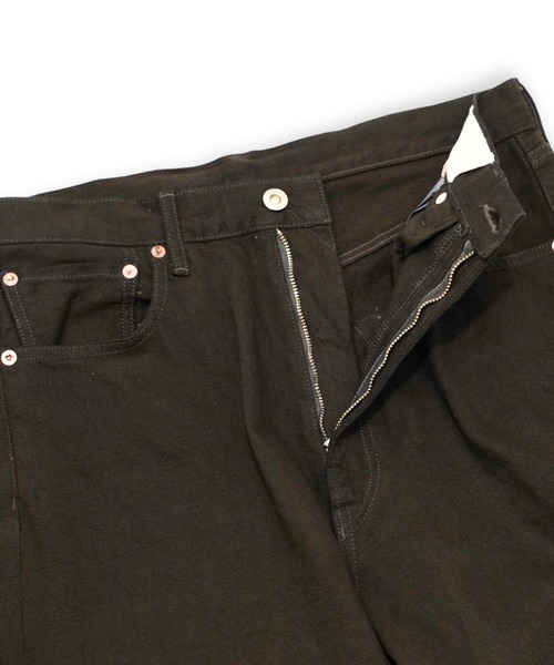 yoko sakamoto（ヨーコサカモト）の「【YOKO SAKAMOTO】 5POCKET BAGGY PANTS（デニムパンツ・メンズ・ダークブラウン・MEDIUM/SMALL）」の3枚目の写真