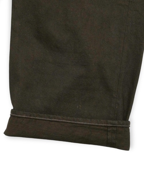 yoko sakamoto（ヨーコサカモト）の「【YOKO SAKAMOTO】 5POCKET BAGGY PANTS（デニムパンツ・メンズ・ダークブラウン・MEDIUM/SMALL）」の6枚目の写真