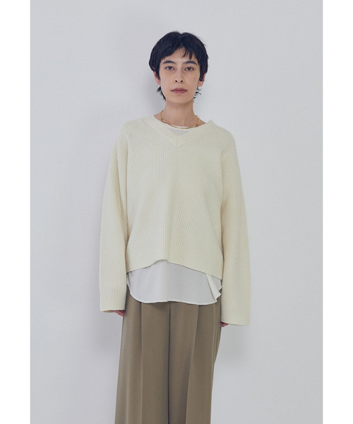 1er Arrondissement(プルミエアロンディスモン)の「【追加】ジョーゼットプルオーバー(シャツ/ブラウス・レディース・ブラック系その他3/オフホワイト・FREE)」の9枚目の写真