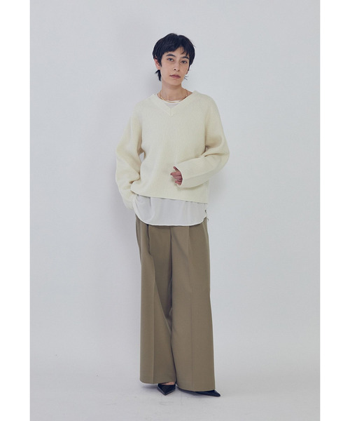1er Arrondissement(プルミエアロンディスモン)の「【追加】ジョーゼットプルオーバー(シャツ/ブラウス・レディース・ブラック系その他3/オフホワイト・FREE)」の10枚目の写真