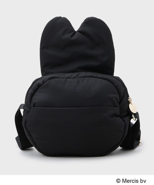 OPAQUE.CLIP（オペークドットクリップ）の「【コラボ】miffy ｘ OPAQUE.CLIP フェイス型軽量パフィーショルダーバッグ（ショルダーバッグ・レディース・オフホワイト/ブラック・00）」の6枚目の写真