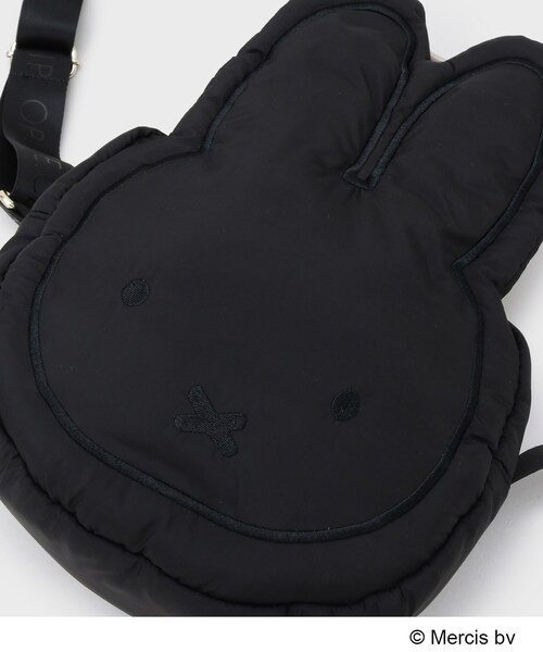 OPAQUE.CLIP（オペークドットクリップ）の「【コラボ】miffy ｘ OPAQUE.CLIP フェイス型軽量パフィーショルダーバッグ（ショルダーバッグ・レディース・オフホワイト/ブラック・00）」の13枚目の写真