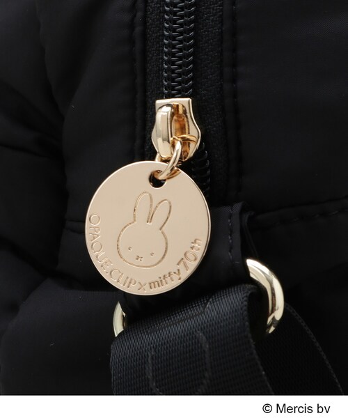 OPAQUE.CLIP（オペークドットクリップ）の「【コラボ】miffy ｘ OPAQUE.CLIP フェイス型軽量パフィーショルダーバッグ（ショルダーバッグ・レディース・オフホワイト/ブラック・00）」の15枚目の写真